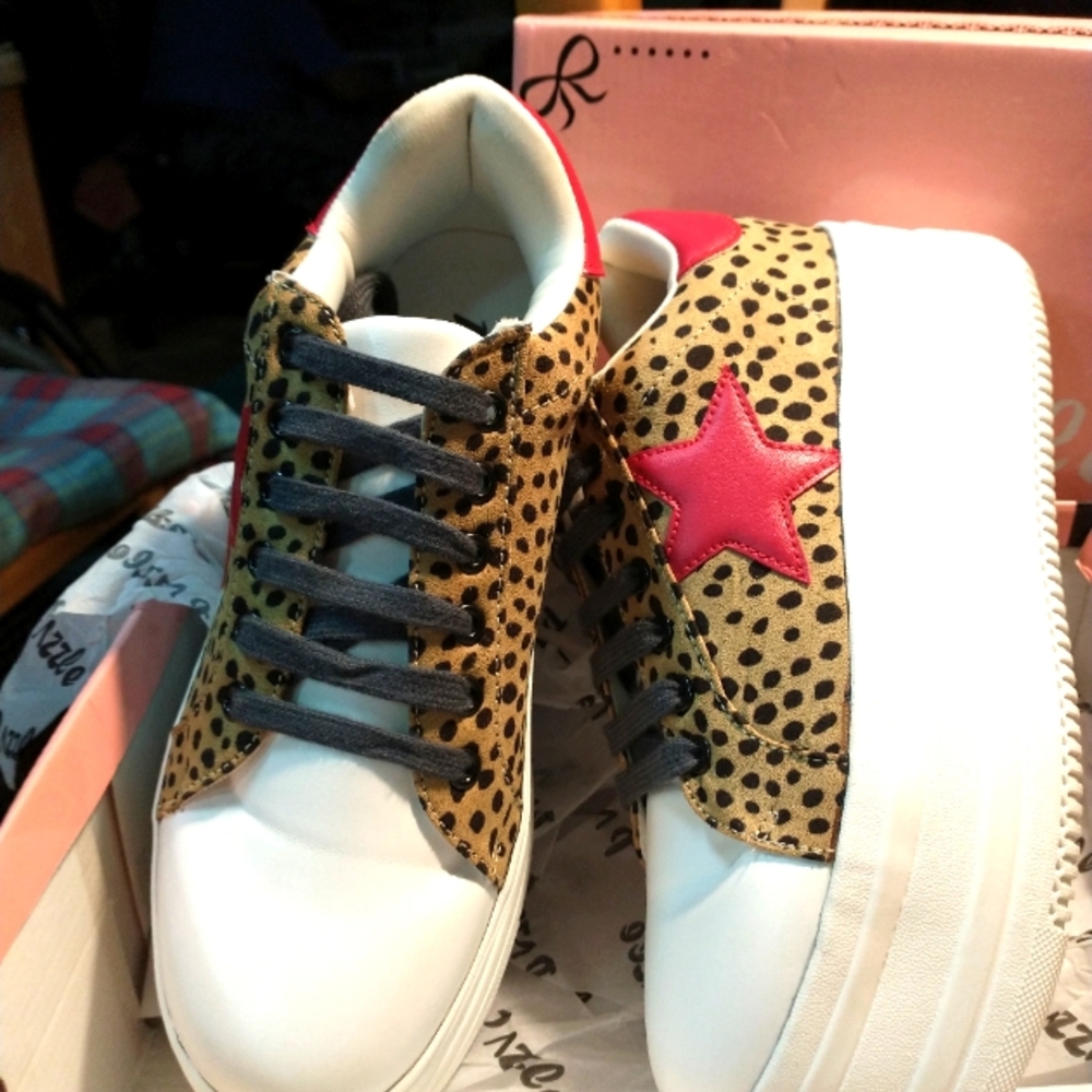 Pazzle Cheetah Platform Sneekers